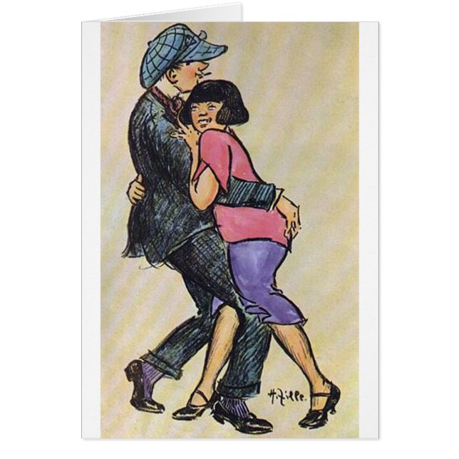 ~ 1900's temprano de los bailarines (Frente)