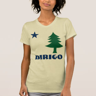 1901 camiseta de la bandera de Maine - edición de