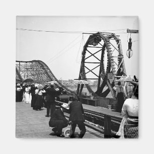 1901 el imán de la montaña rusa del lazo