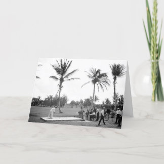 1904 Palm Beach Golfing la Florida. Tarjeta de