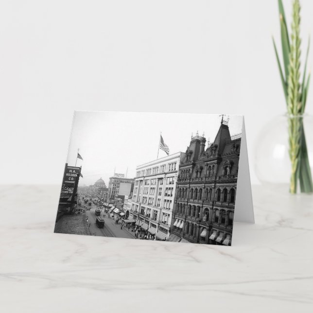 1904 tarjeta de felicitación principal del búfalo (Anverso)