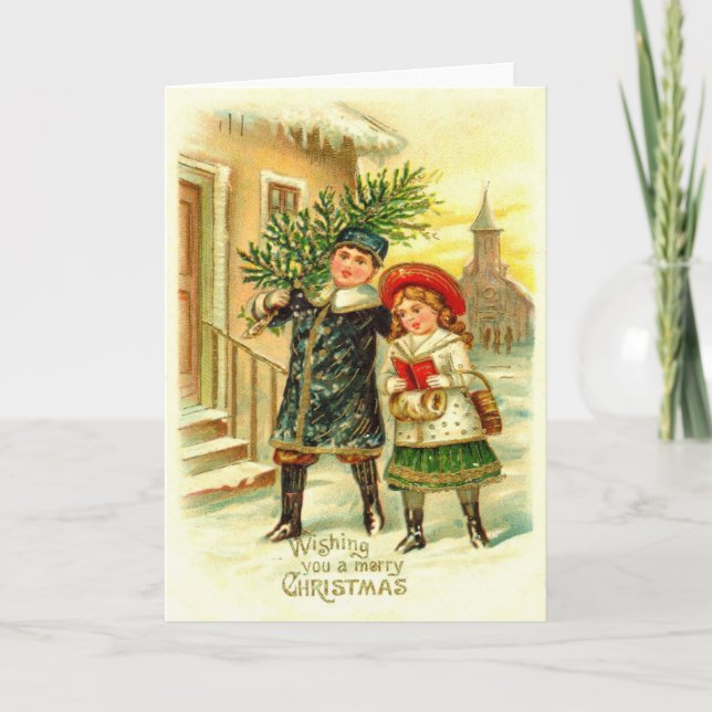 1910 deseándote una feliz Navidad (Anverso)