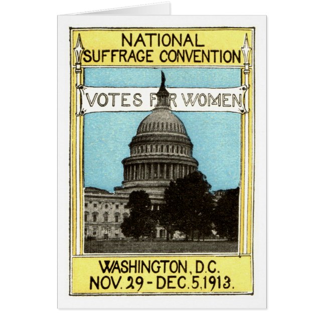 1913 Votos a favor de la mujer (Frente)