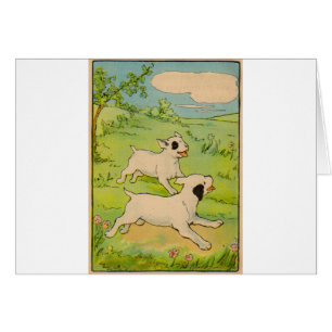 1914 dos perros corriendo