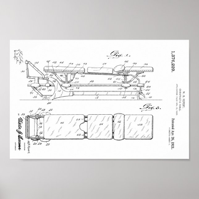 1921 Impresión del arte de la patentabilidad de la (Frente)