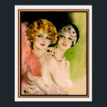 1925 Reseña pictórica Impresión Art Deco -Earl Chr<br><div class="desc">Impresión Art Deco de Earl Christy de la edición de enero de 1925 de la revista Pictorial Review 16 x 20</div>