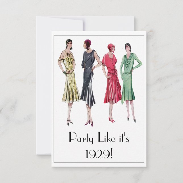 1929 Invitaciones de las Partes (Anverso)