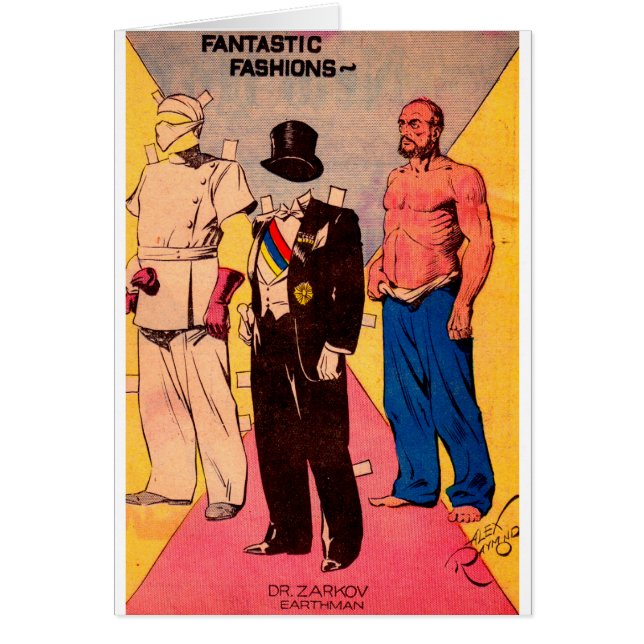 1934 muñeca de papel de la Dra. Zarkov Flash Gordo (Frente)