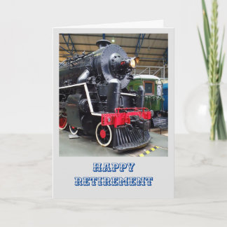 1935 KF7 Tarjeta de retiro de locomotora de vapor