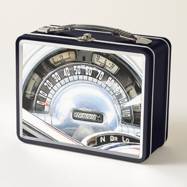 1949 Classic Car Speedometer With Gauges (Anverso)
