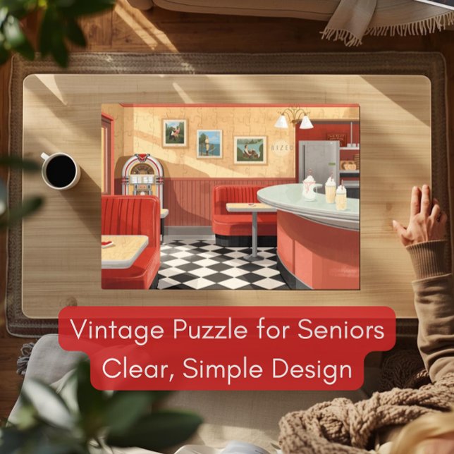 1950s American Diner Puzzle – Vintage Jukebox (Subido por el creador)