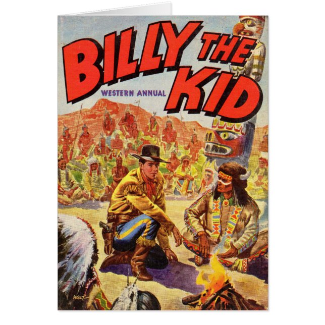 1955 Billy the Kid Western Cubierta anual (Frente)