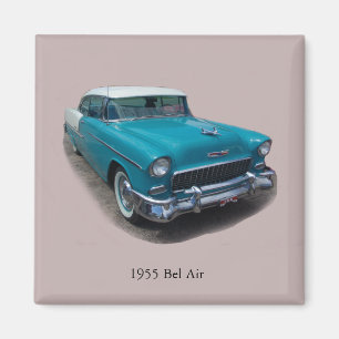 1955 imán de aire azul/blanco