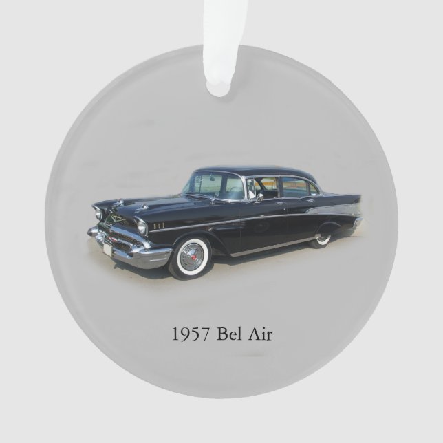 1957 Bel Air 4 Ornamento acrílico de puertas (Anverso)