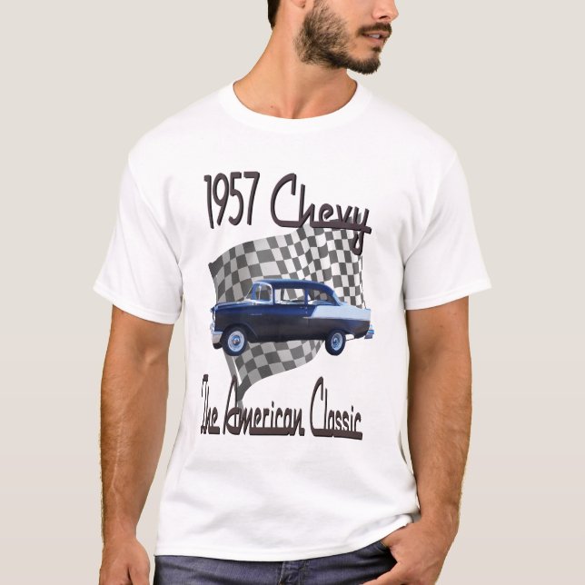 1957 camiseta de Chevy, una obra clásica americana (Anverso)