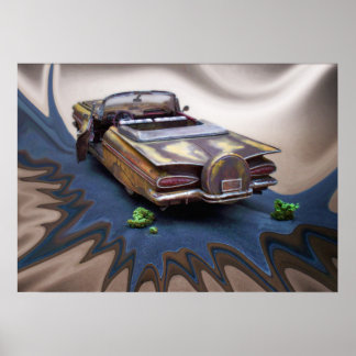 1959 Chevy Impala, chatarrero, coche clásico, arte