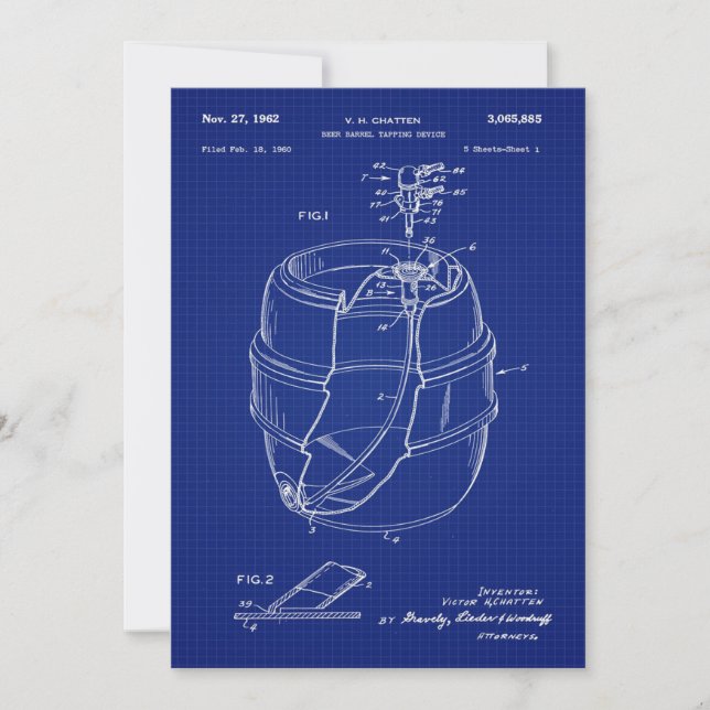 1960 Beer Barrel Blueprint (Anverso)