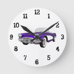1961 Corvette: Reloj de pared