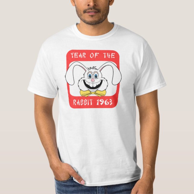1963 años de la camiseta del conejo (Anverso)