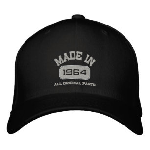 1964 Parte Original Gorra bordada de humor