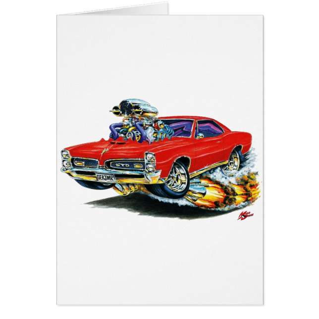 1966-67 coche del rojo de GTO (Frente)