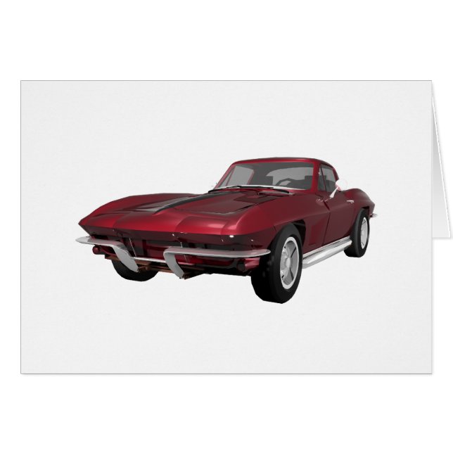 1967 Corvette: Coche deportivo: Candy Apple Finish (Anverso (Horizontal))