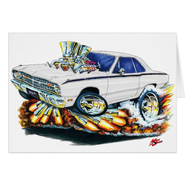 1968-71 coche del blanco del dardo de Dodge (Anverso (Horizontal))