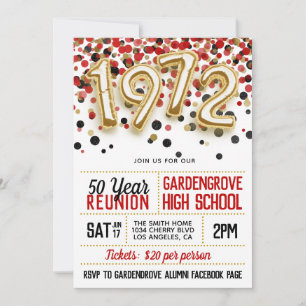 1972 Invitación a la Reunión de la Escuela Secunda