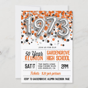 1973 Invitación a la Reunión de la Escuela Secunda