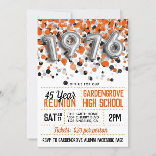 1976 Invitación a la Reunión de la Escuela Secunda