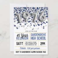 1976 Invitación a la Reunión de la Escuela Superio