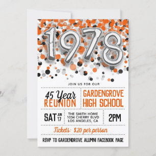 1978 Invitación a la Reunión de la Escuela Secunda