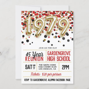 1979 Invitación a la Reunión de la Escuela Secunda