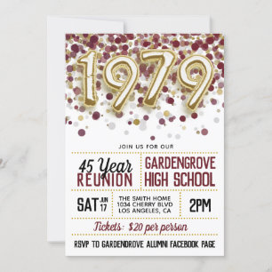 1979 Invitación a la Reunión de la Escuela Secunda