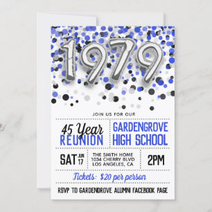 1979 Invitación a la Reunión de la Escuela Secunda