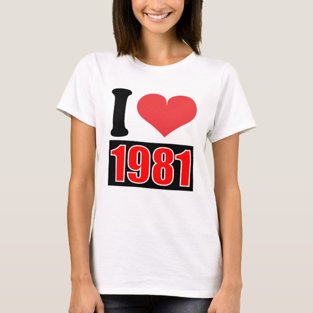 1981 - Camiseta (Anverso)