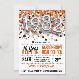 1982 Invitación a la Reunión de la Escuela Secunda