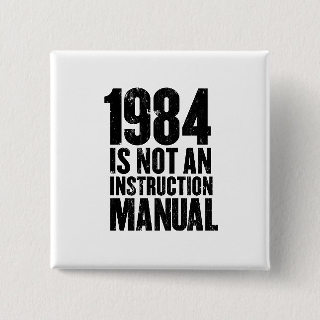 1984 no es un botón del manual de la instrucción (Anverso)