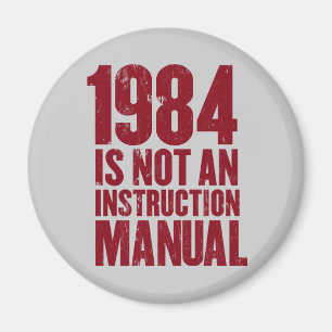 1984 no es un imán manual de instrucciones
