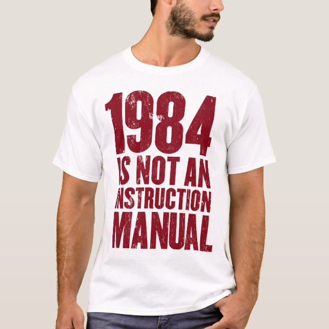 1984 no es una camiseta del manual de la (Anverso)
