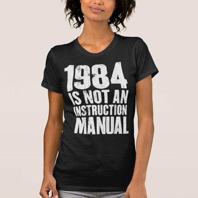 1984 no es una camiseta del manual de la (Anverso)