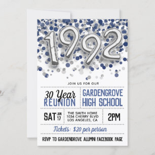 1992 Invitación a la Reunión de la Escuela Secunda