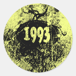 1993 vintage retro - pegatinas