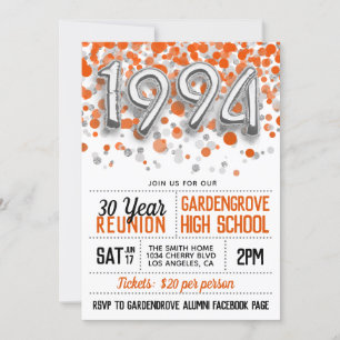 1994 Invitación a la Reunión de la Escuela Secunda