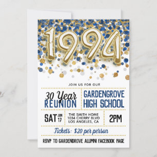 1994 Invitación a la Reunión de la Escuela Secunda