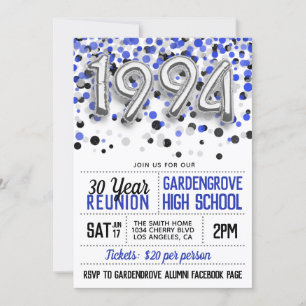 1994 Invitación a la Reunión de la Escuela Secunda