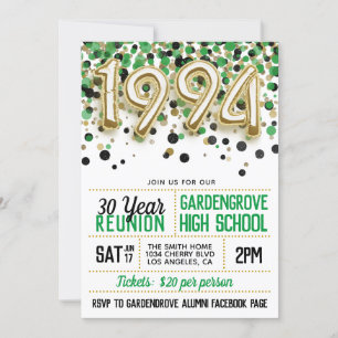 1994 Invitación a la Reunión de la Escuela Secunda