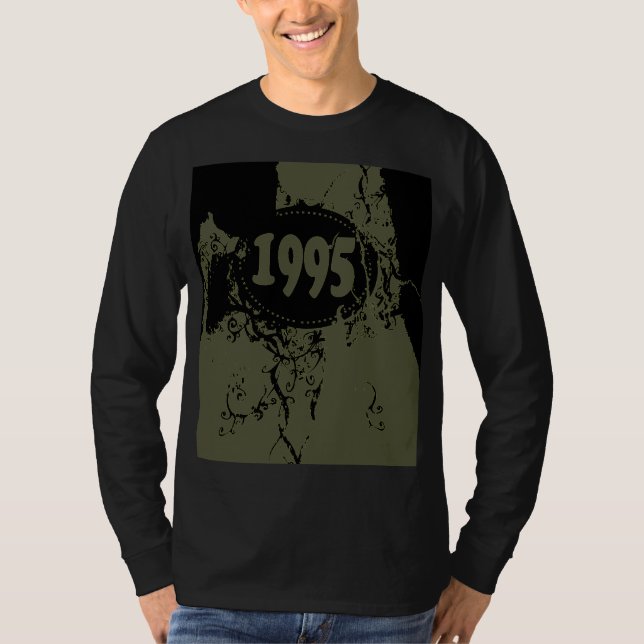 1995 - Retro Black Vintage - Camiseta (Anverso)