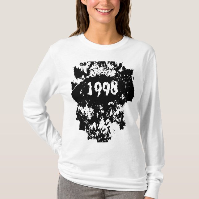 1998 - Retro de pintura de época - camiseta (Anverso)