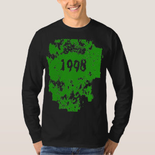 1998 - Retro Vintage verde y negro - camiseta